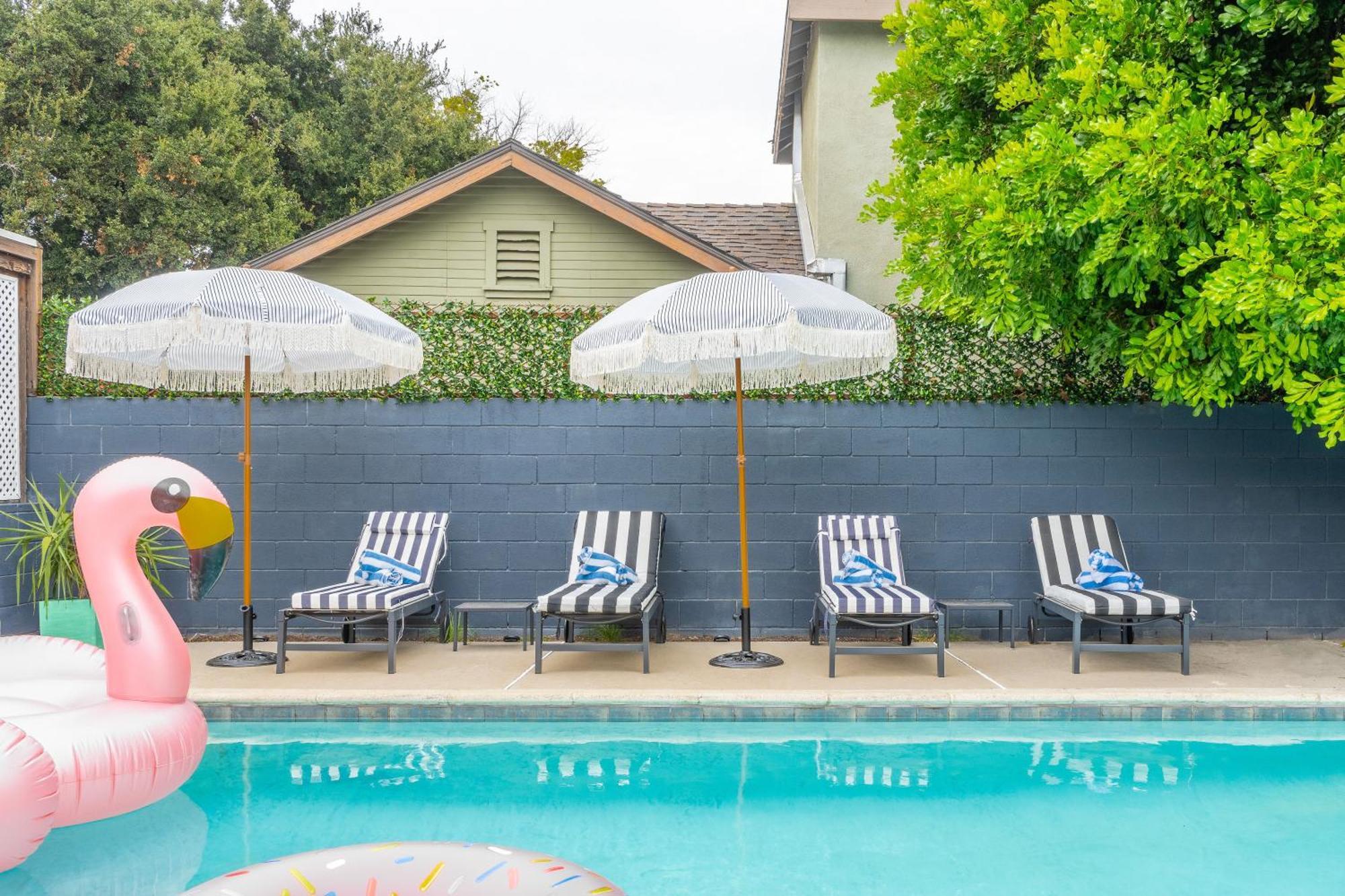 Angel&Rose Universal Hollywood Heated Pool House King Bed Los Angeles Exterior photo